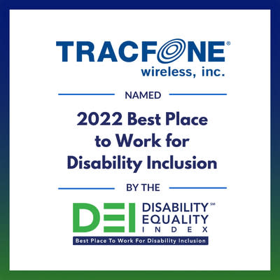 TracFone Wireless, Inc. named “Best Place To Work For Disability Inclusion” for third consecutive year by Disability Equality Index®