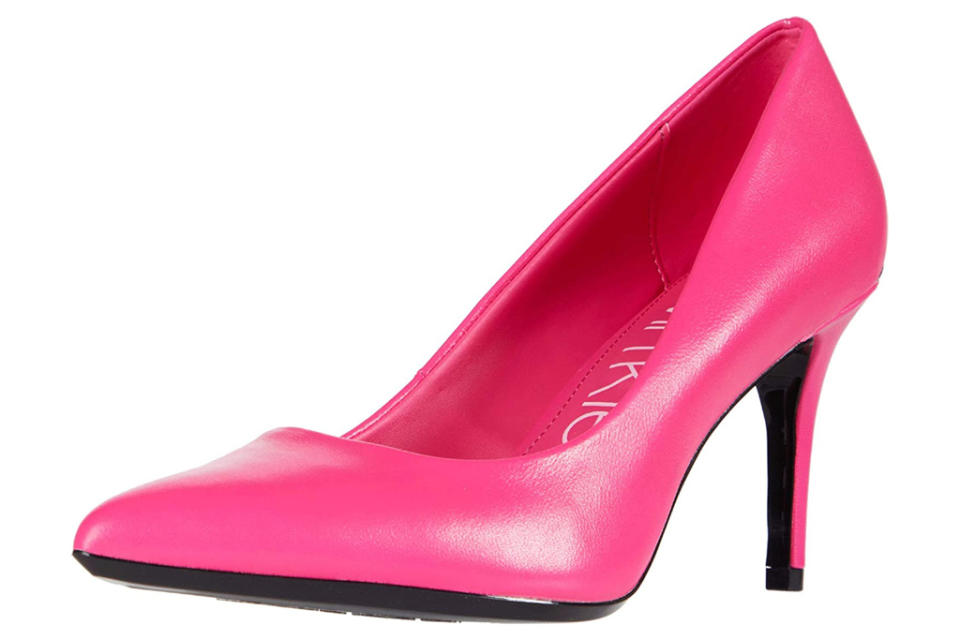 calvin klein, pink, hot pink, pumps