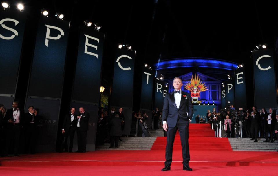 Craig at the premiere of Spectre (AFP via Getty Images)