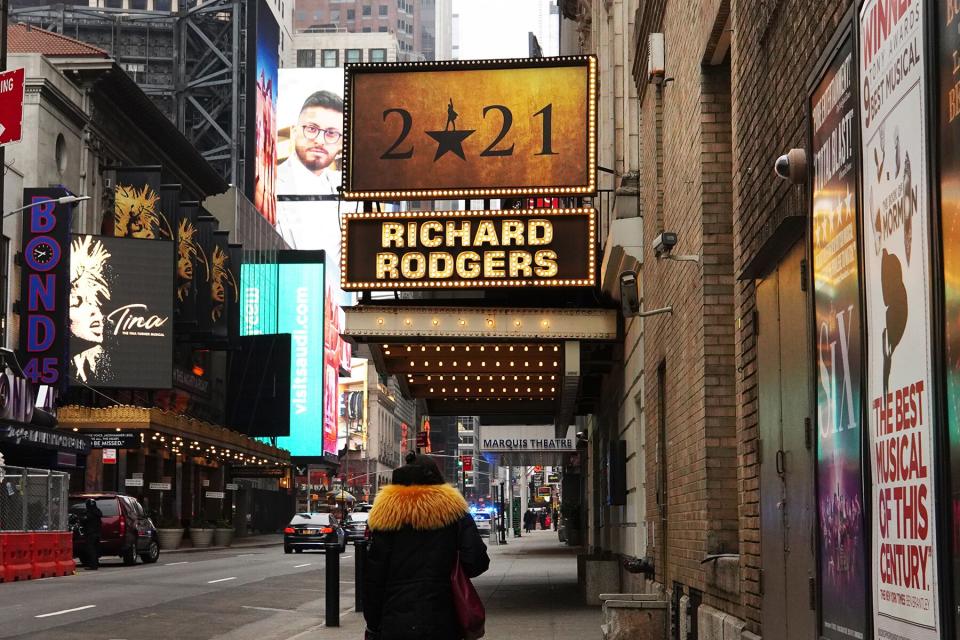 Hamilton at Richard Rodgers Theatre near Times Square