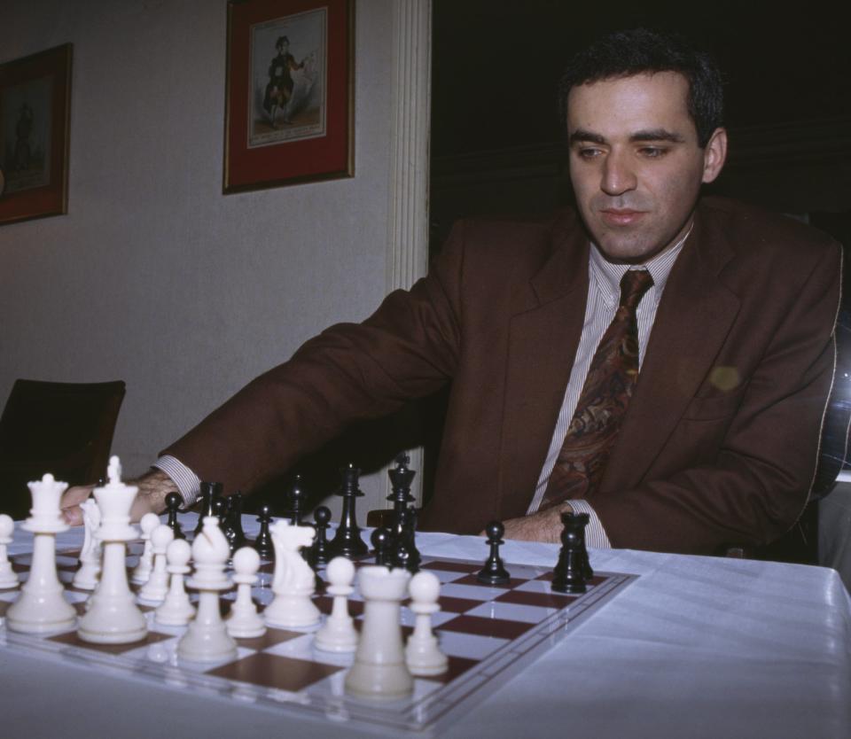 Garry Kasparov young chess