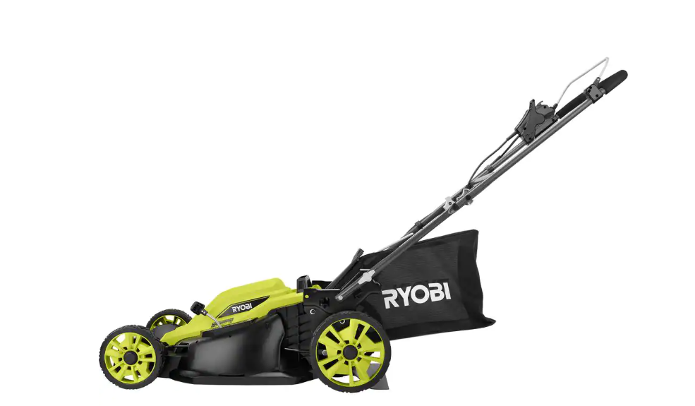 Get your grass gorgeous with this Ryobi lawn mower. (Photo: The Home Depot)