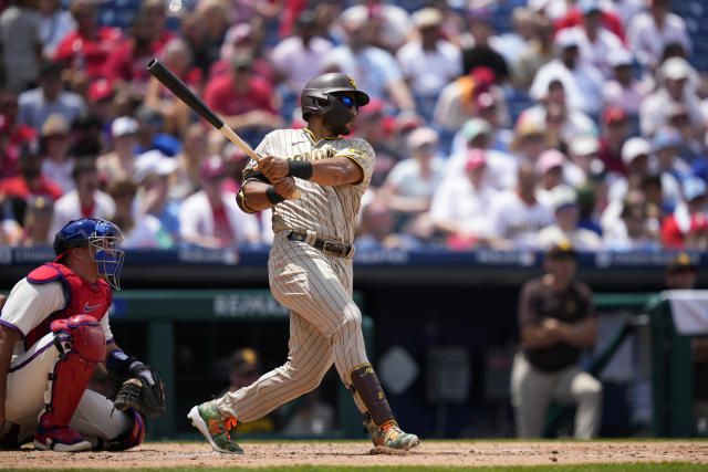 WATCH: Phillies' Bryce Harper ends career-worst 37-game home run drought  vs. Padres 