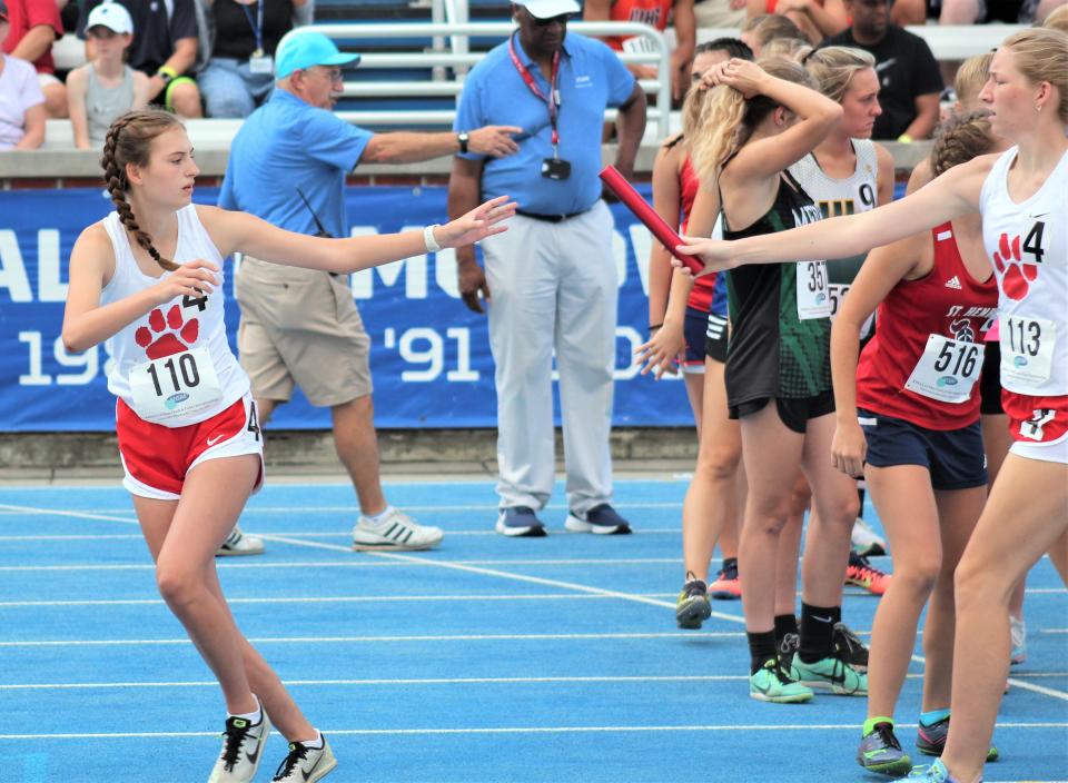 Maddy Brauch helped Beechwood win the 2022 Class 1A track and field team state title.