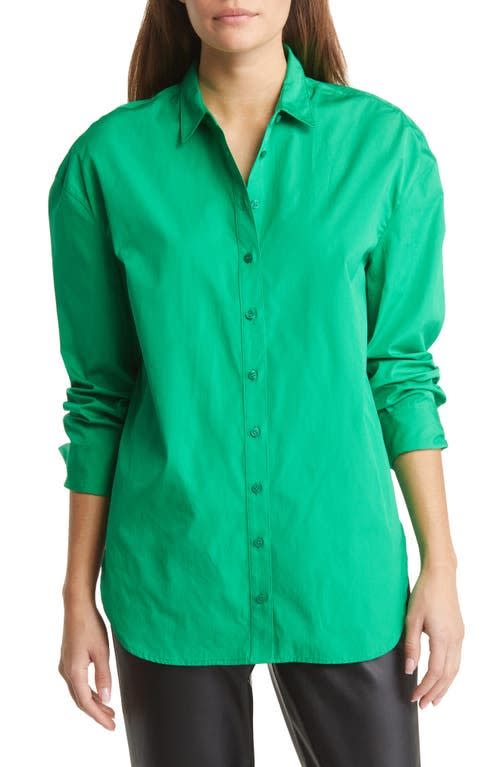 4) Nordstrom Oversize Poplin Button-Up Shirt