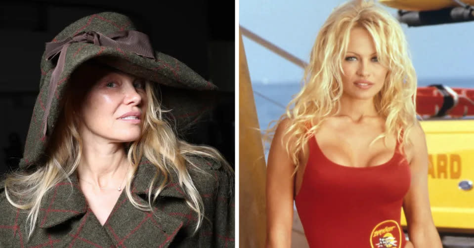 Pamela Anderson wurde dafür gefeiert, dass sie aktuell auf Natürlichkeit bei ihrem Look setzt: Foto: Getty/NBC
