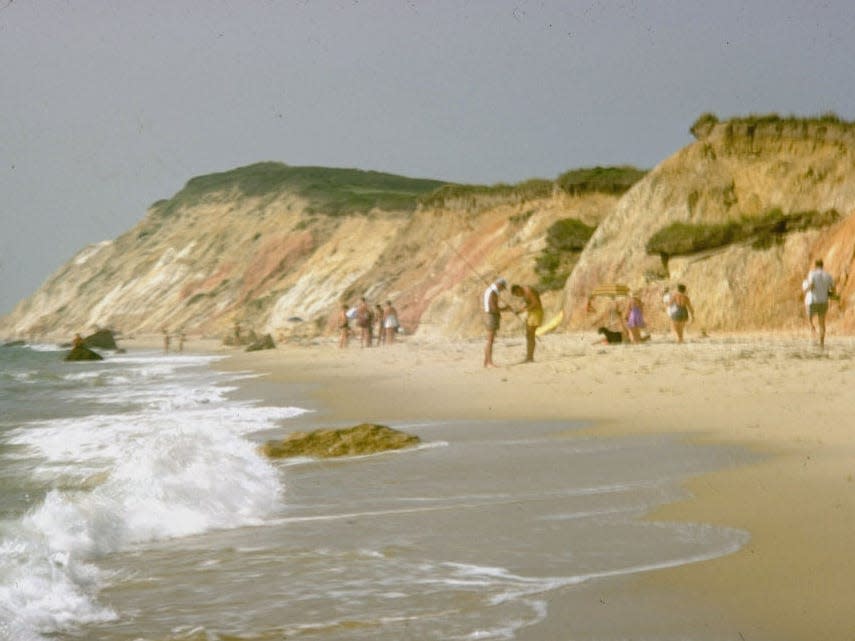 A beach scene on Martha's Vineyard