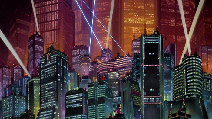 Neo-Tokyo, as it appears in the film. (TMS Entertainment)