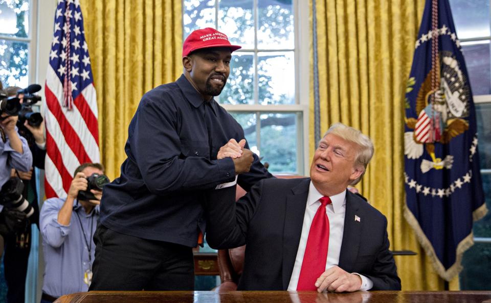 Donald Trump and Kanye West - Andrew Harrer/Bloomberg