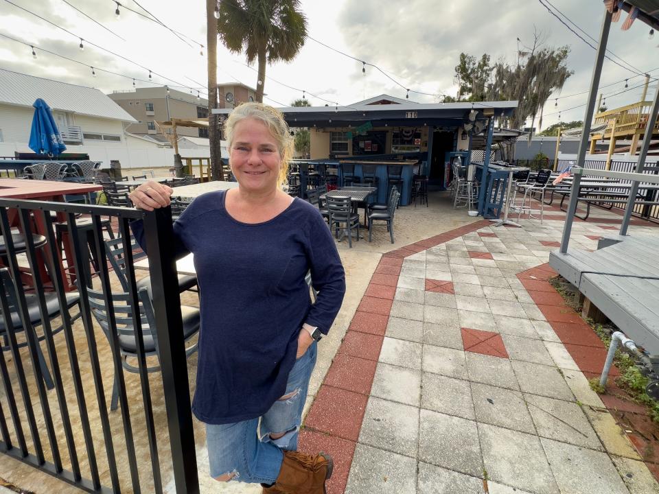 The Lake Dora Courtyard was the first restaurant for owner Christy Firmin, who is determined to build it back better than before. This photos is from January 2024.