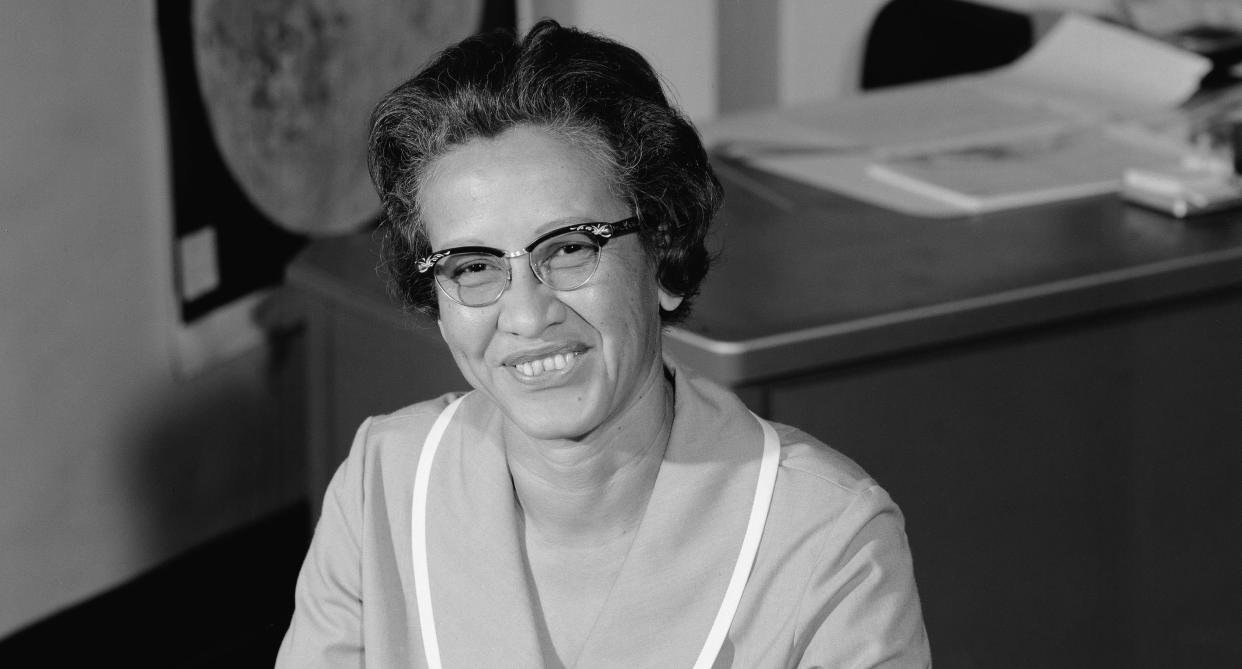 Katherine Johnson has died at the age of 101. (Photo by NASA/Donaldson Collection/Getty Images)