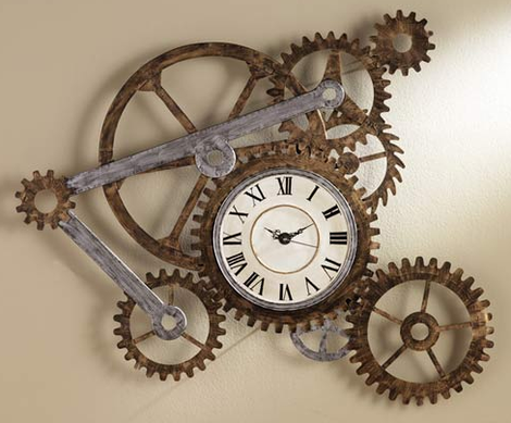 Steampunk Wall Clock