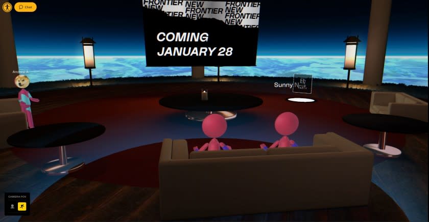 Sundance has created an elaborate virtual space that is open to all attendees with New Frontier access to come and hang out online or in virtual reality.