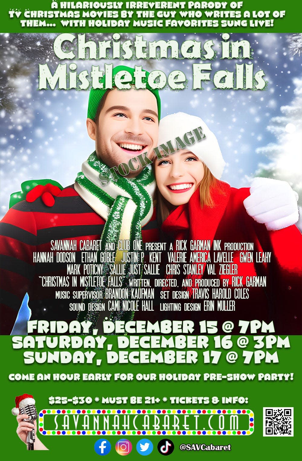 Savannah Cabaret's latest performance, "Christmas in Mistletoe Fall"