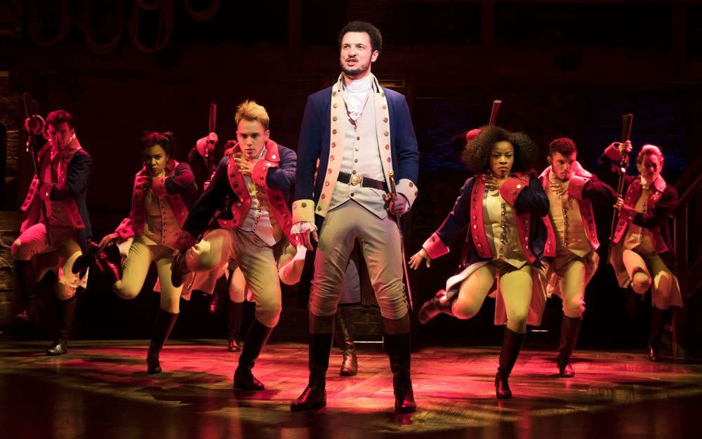 Lin-Manuel Miranda as Alexander Hamilton in Hamilton: The Musical - Matthew Murphy