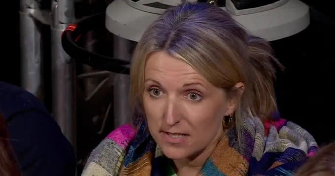 Holly Turner slammed a Tory MP as 'desperate' and 'disgraceful' after her edited a clip of her criticising the government and posted it on X. (Question Time/X)