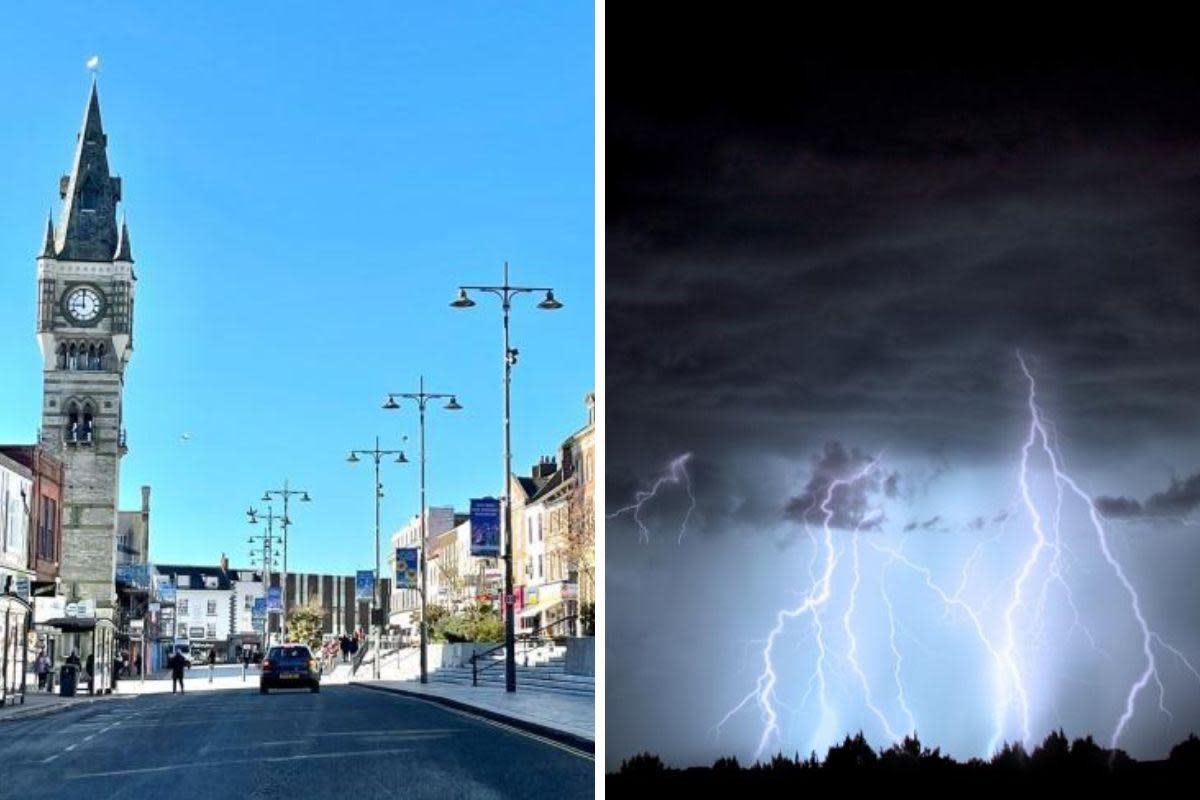 The North East can expect bright spells, heavy showers, and face the possibility of thunder over the weekend. <i>(Image: The Northern Echo)</i>