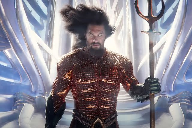 <p>Warner Bros. Pictures / Courtesy Everett Collection</p> Jason Momoa as Aquaman