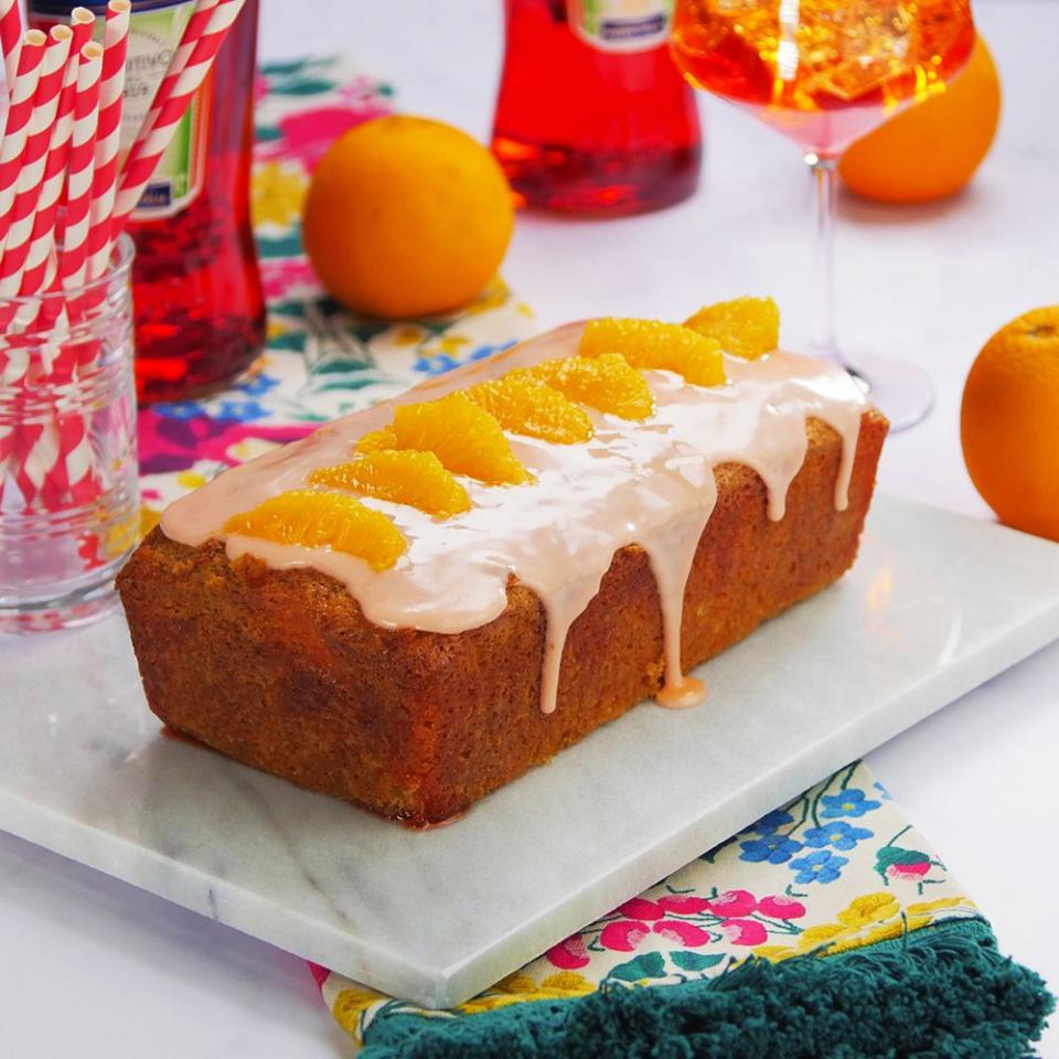 Aperol Spritz Loaf Cake