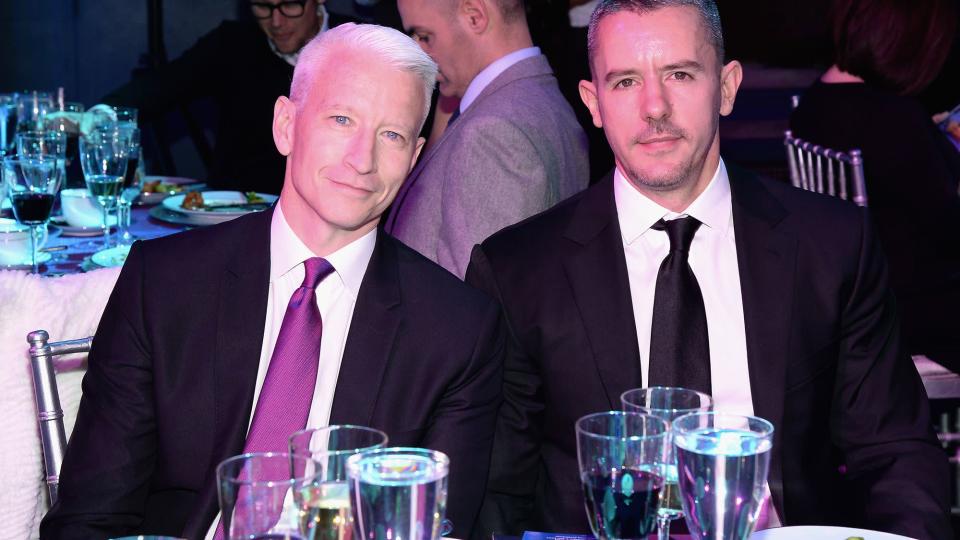 Anderson Cooper (L) and Benjamin Maisani attend CNN Heroes 2015 - Show at American Museum of Natural History on November 17, 2015 in New York City