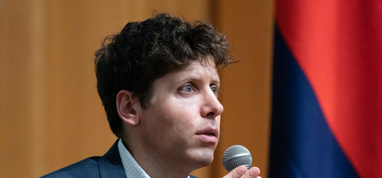 OpenAI CEO Sam Altman had a tumultuous November. <a href="https://www.gettyimages.com/detail/news-photo/openai-chief-executive-officer-sam-altman-speaks-during-an-news-photo/1497792564?adppopup=true" rel="nofollow noopener" target="_blank" data-ylk="slk:omohiro Ohsumi/Getty Images;elm:context_link;itc:0;sec:content-canvas" class="link ">omohiro Ohsumi/Getty Images</a>