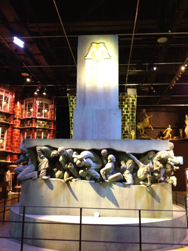 <b>Harry Potter Studio Tour</b><br><br> The Ministry of Magic statue. <br><br>[Related feature: <a href="http://uk.movies.yahoo.com/harry-potter-studio-tour-review.html" data-ylk="slk:Harry Potter Studio Tour review;elm:context_link;itc:0;sec:content-canvas;outcm:mb_qualified_link;_E:mb_qualified_link;ct:story;" class="link  yahoo-link">Harry Potter Studio Tour review</a>]