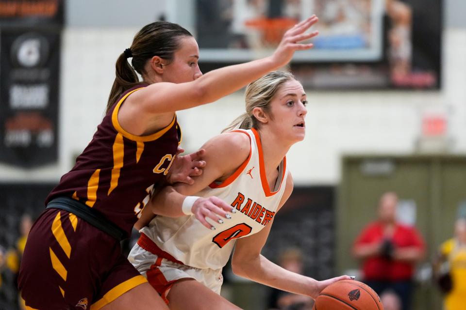 Cooper's Liz Freihofer, left, and Ryle's Quinn Eubank will be on the same team in the Ohio-Kentucky all-star game.