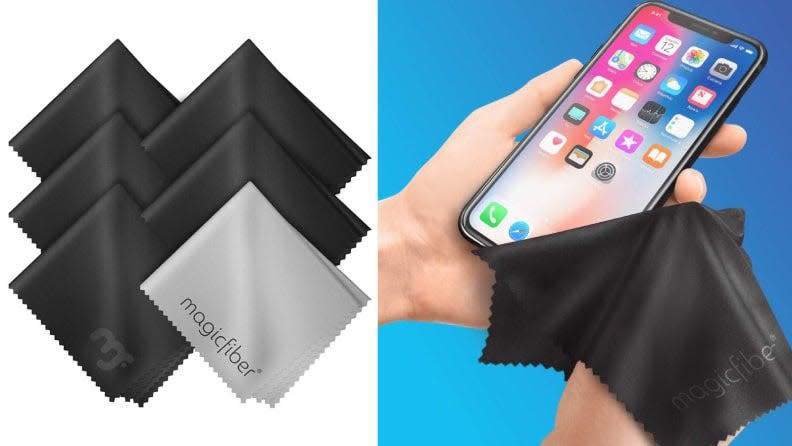 Clean off any screen with these MagicFiber wipes.