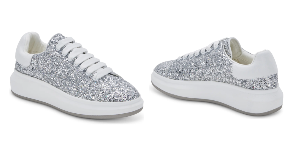 Blondo Diva Waterproof Sneakers in Silver