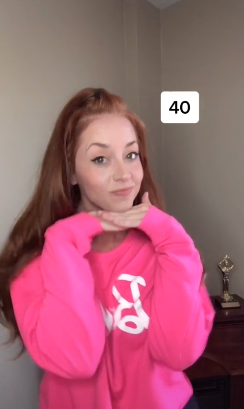 TikTok challenge reveals woman's real age