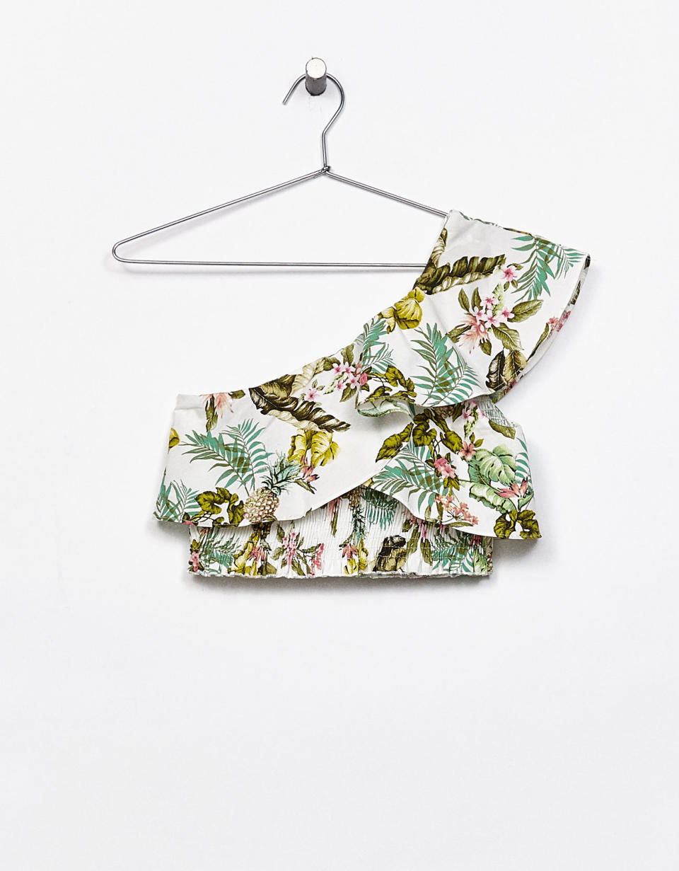 <p>Asymmetric poplin T-shirt with floral print, £17.99, <a rel="nofollow noopener" href="https://www.bershka.com/gb/woman/clothes/new/asymmetric-poplin-t-shirt-with-floral-print-c1010195501p101031055.html?colorId=251" target="_blank" data-ylk="slk:Bershka;elm:context_link;itc:0;sec:content-canvas" class="link ">Bershka</a></p>