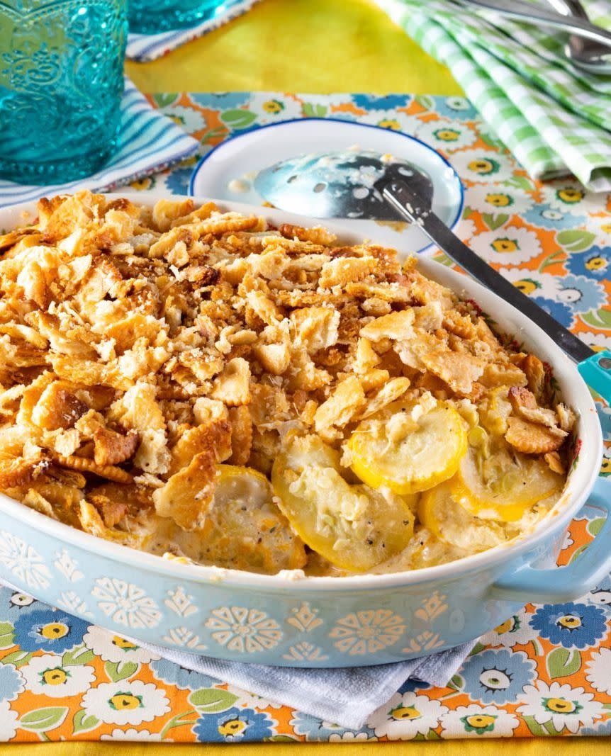 healthy yellow squash casserole