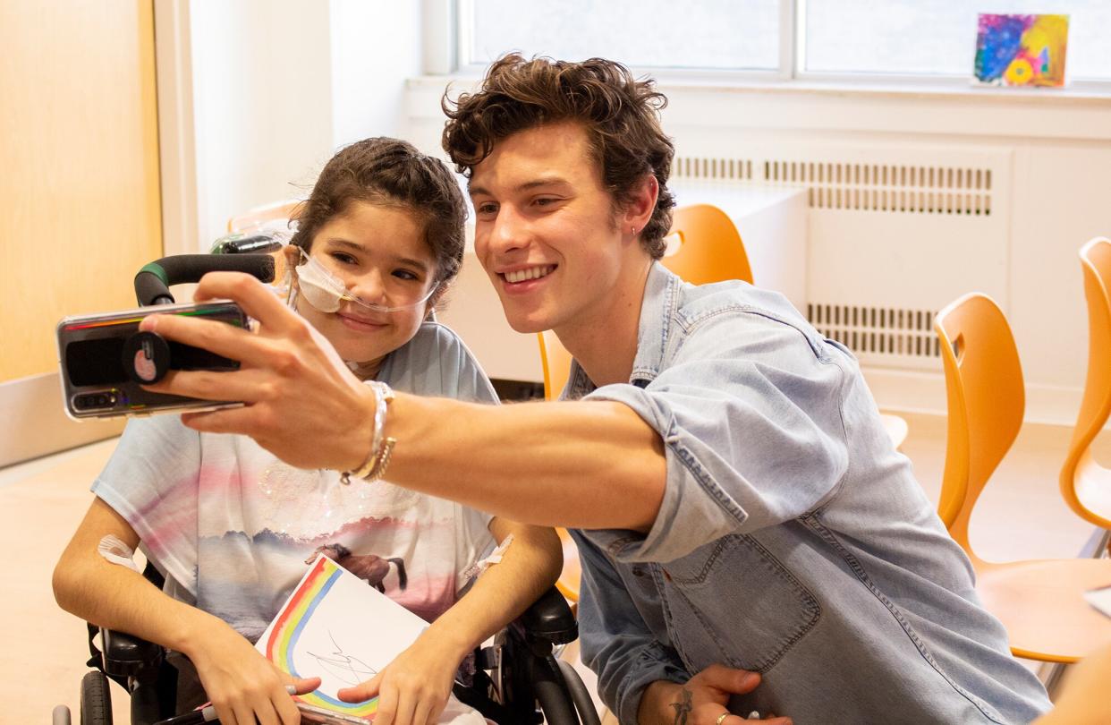 Shawn Mendes Launches Wonder of Music at Sick Kids in Toronto