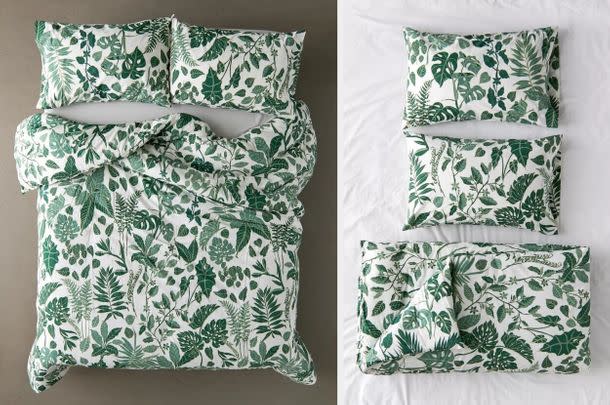 A jungle full-size comforter set plant lovers will appreciate