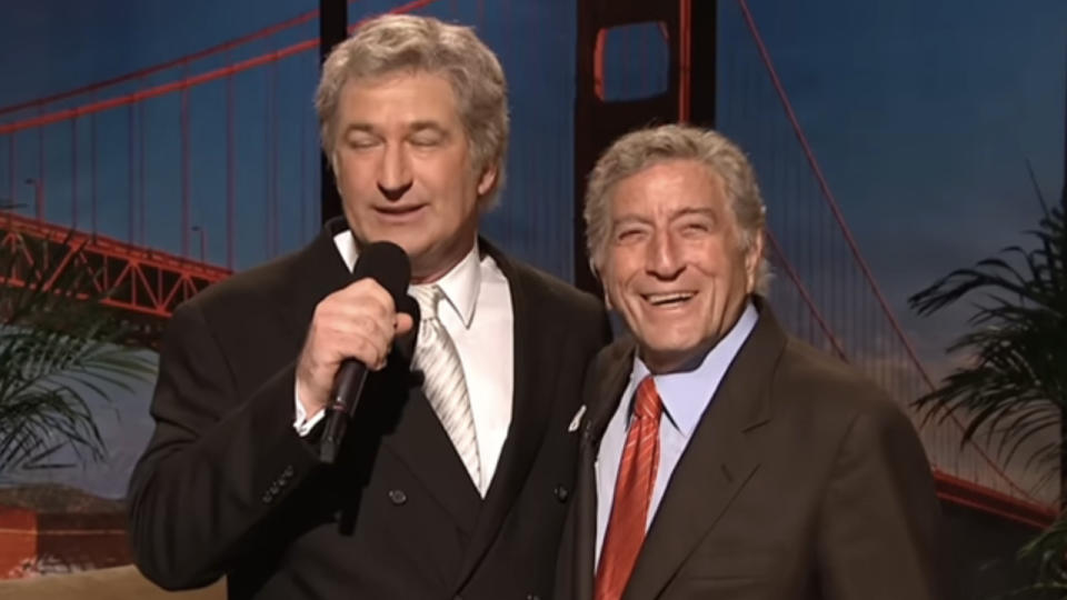 Alec Baldwin and Tony Bennett on SNL