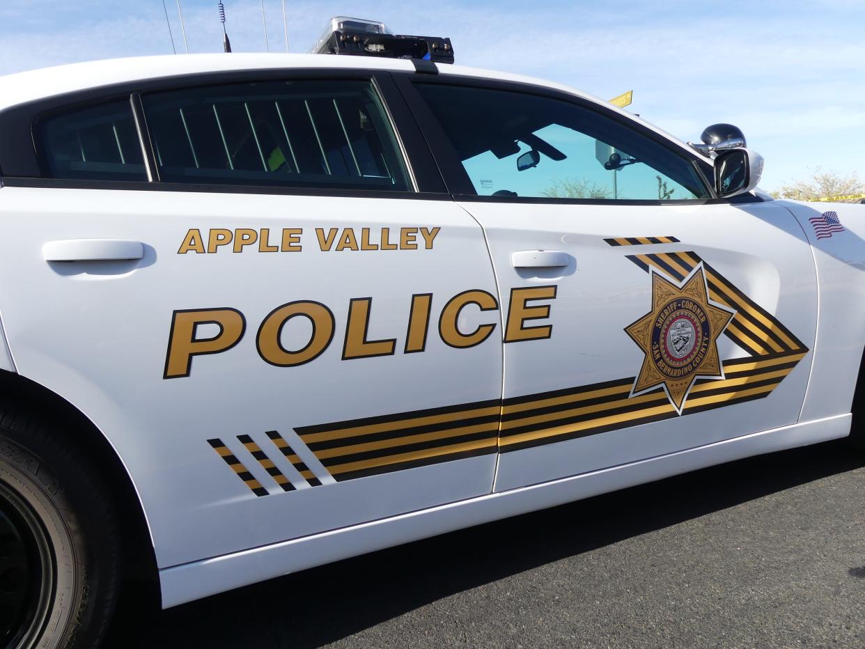 The body of an unidentified man was found in an Apple Valley neighborhood north of Highway 18.