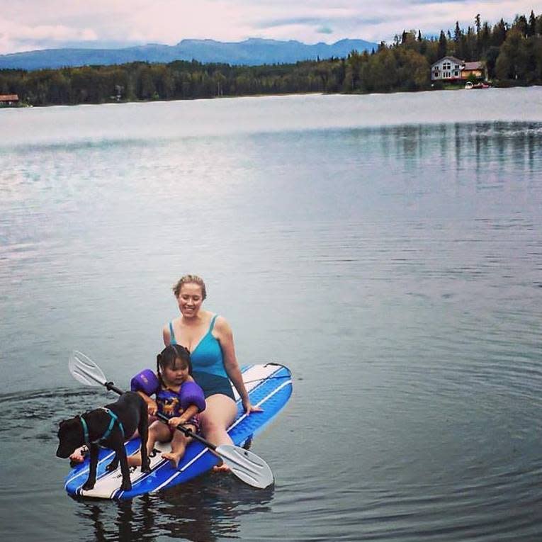 Leah Campbell and her daughter. | Courtesy of Leah Campbell