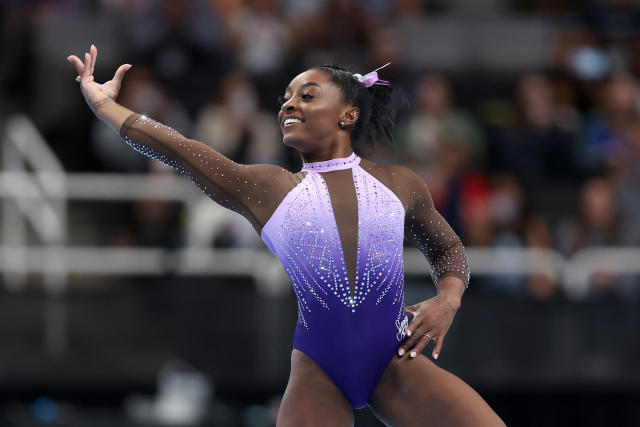 World Artistic Gymnastics Championships 2023: Simone Biles lands