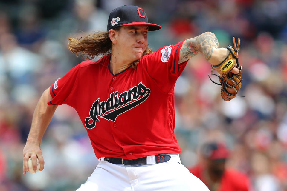 Mike Clevinger will be out of commission for nearly two months with a back strain. (Photo by Frank Jansky/Icon Sportswire via Getty Images)