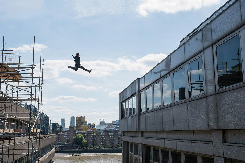 Tom Cruise's Building Jump in Mission: Impossible Fall Out