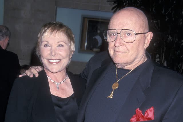 <p>Ron Galella Collection/Getty</p> Joan Benedict Steiger and Rod Steiger