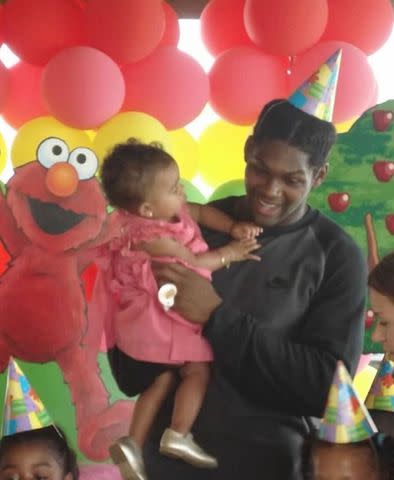 <p>Jackie Taylor/Instagram</p> Sean Taylor with his daughter Jackie Taylor