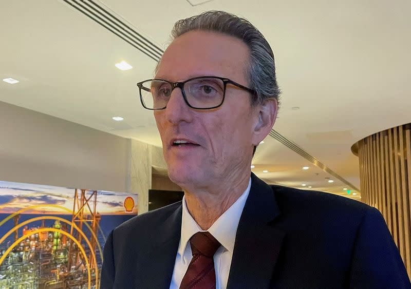 FOTO DE ARCHIVO: Mauricio Tolmasquim, director de transición energética de la petrolera estatal brasileña Petrobras, habla a periodistas en Río de Janeiro