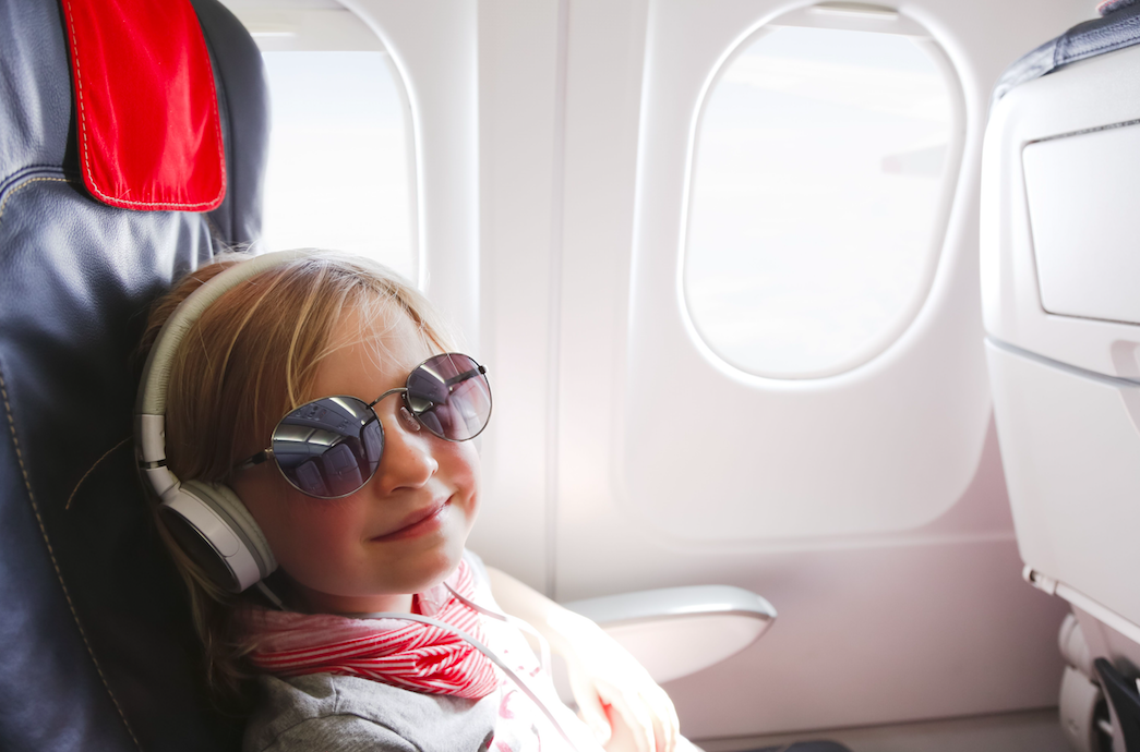 <em>It takes less than an hour for children to get bored on a long-haul flight (Rex/posed by model)</em>