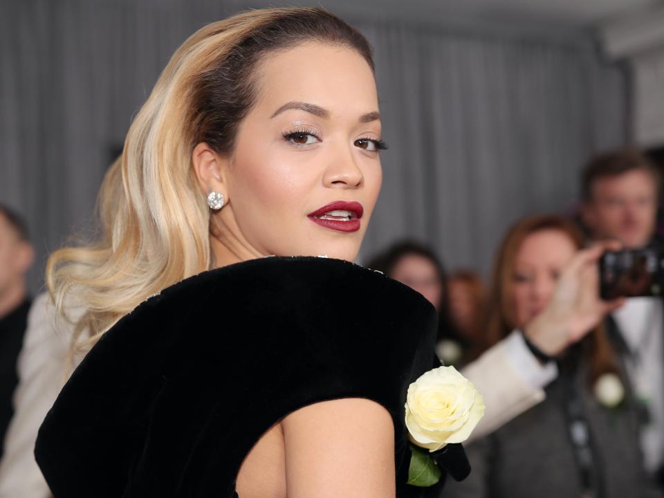 Rita Ora met Madonna during a campaign for her clothing line (Getty Images for NARAS)