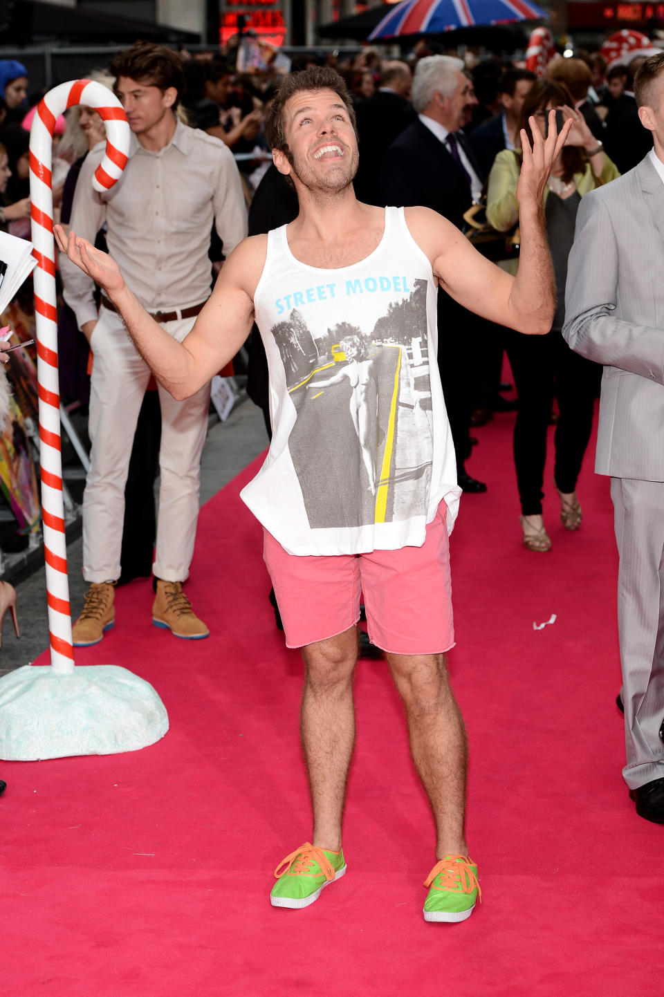 LONDON, ENGLAND - JULY 03: Perez Hilton attends the European Premiere of 'Katy Perry Part Of Me' at Empire Leicester Square on July 3, 2012 in London, England. (Photo by Ian Gavan/Getty Images)