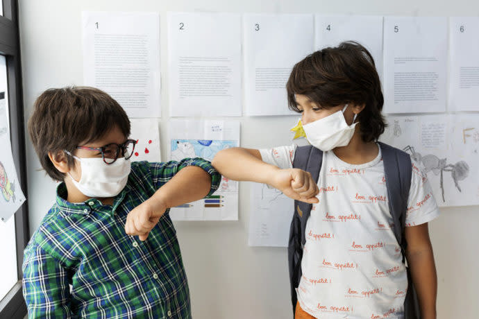 美國疾管署認為，要先從感染率低的地區開始開放學校。（Photo from網路截圖）