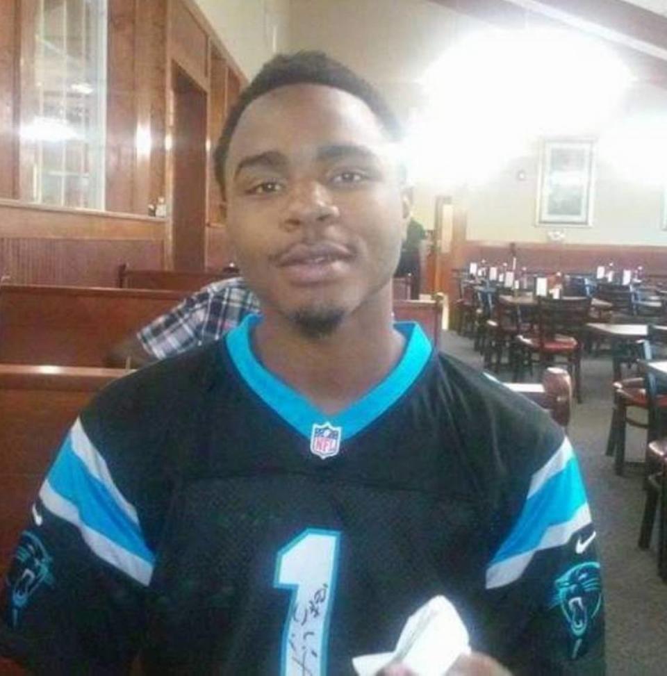 Javarrus Jeter was a big fan of the Carolina Panthers.
