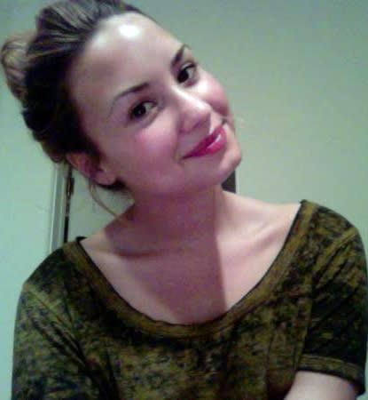 Demi Lovato, otra que se deja ver sin maquillaje