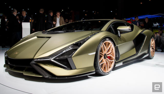 Lamborghini unveils new insane-looking electric supercar concept with  supercapacitors